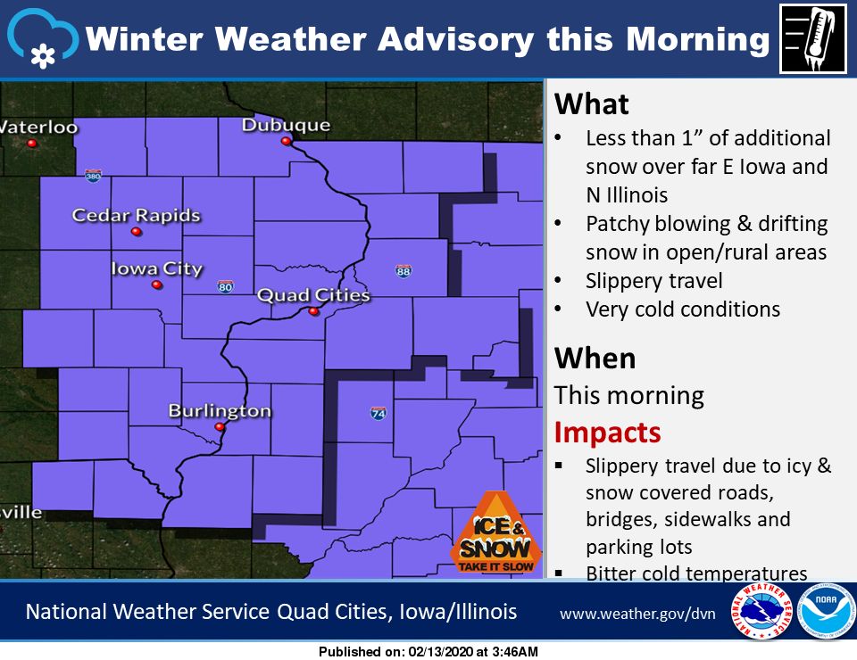 NWS: Advisory